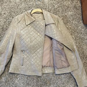 Faux leather jacket